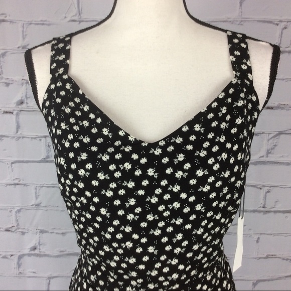 Nine Britton Black Floral Jumpsuit, Size L - Picture 2 of 11